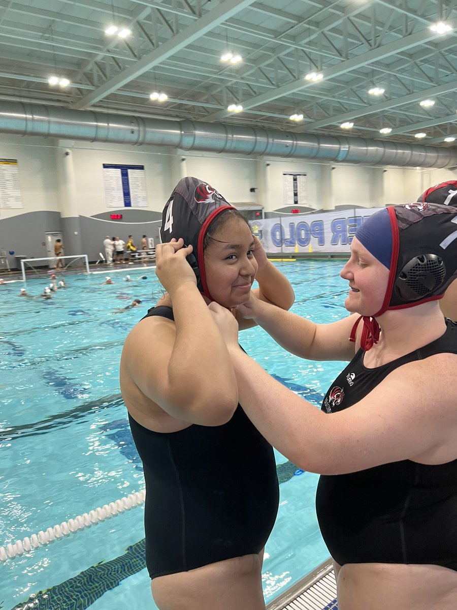 Senior Ryann Hall works with the next generation of Bengal Water Polo! We are so thankful for her! #SeniorSunday