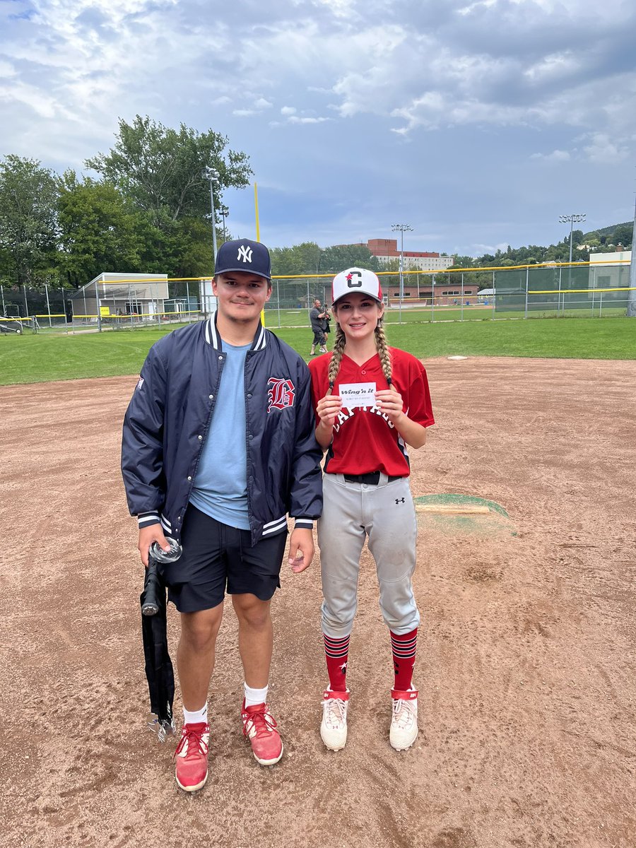 Well, they did it!  Gold medal winners in the 14U A provincial championship with a 10-8 win over Pasadena.  Hats off to the POG in the gold medal game, Sarah O’Neill and the team MVP, Kinsley Haynes who had her third homer, this one a grand salami to put it out of reach.