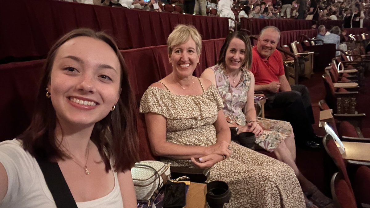 waiting for Six to start at Connor Palace Theatre