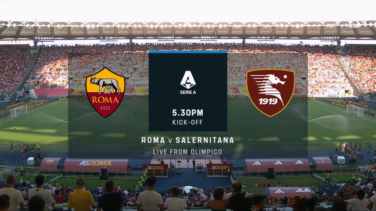 Full Match: AS Roma vs Salernitana