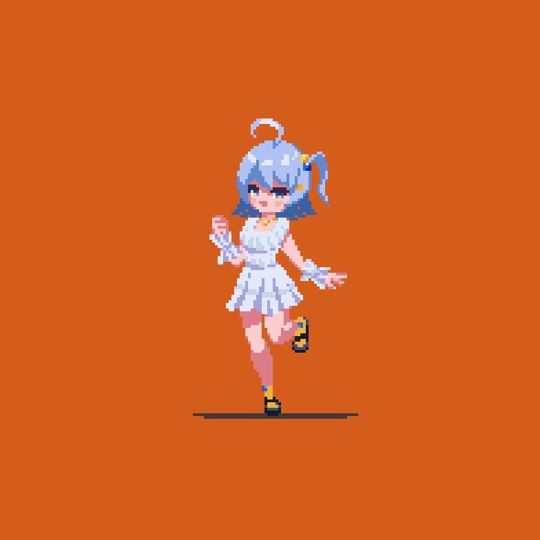 wi_ngo's tweet photo. Summer ain't over till the ghost puts on her sundress ☀️

#MoguArt #pixelart https://t.co/AHglwkVkKE