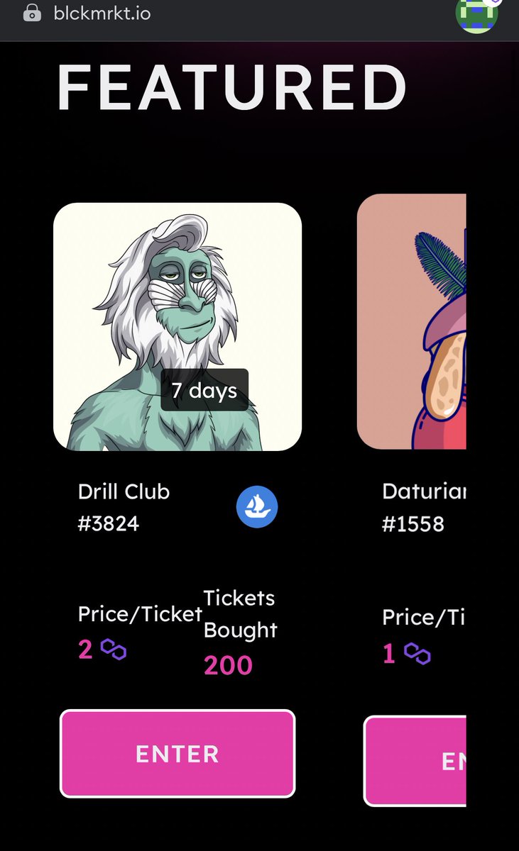 Have reached 400 matic raised for charity for this grail of a <a href="/DrillClubNFT/">DRILL CLUB</a> by <a href="/Sallly_art/">Sallly 💜🍥</a>. I’m talking #Nakeddao with a premium membership to <a href="/flipguardxyz/">Flipsuite | Check bio</a> where might you ask?! Only <a href="/BansheesNFT_/">Banshees 🟪🌊</a> BLCKMRKT.io tickets only 2 matic a piece. Let’s run it up 4 the kids!