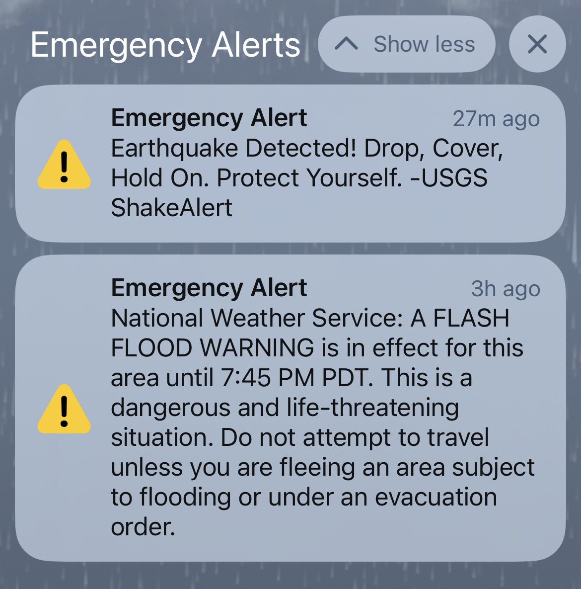 So... California just had a #hurriquake