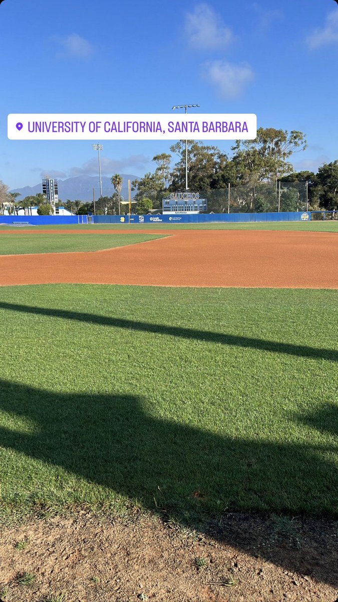 Had an amazing time down in Santa Barbara at the UCSB prospect camp last weekend. Got some great feedback and got to tour the beautiful campus.