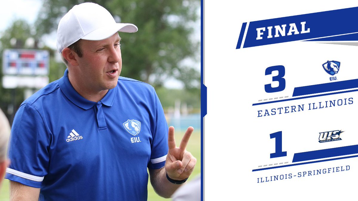 Congrats to <a href="/Dirk8Bennett/">Dirk Bennett</a> on career win No. 1 as <a href="/EIUSoccer/">EIU Women’s Soccer</a> with a home win on Sunday over UIS at Lakeside Field

Final
EIU - 3
UIS - 1

EIU goals by Tetteh, May and Reinl all in opening half...