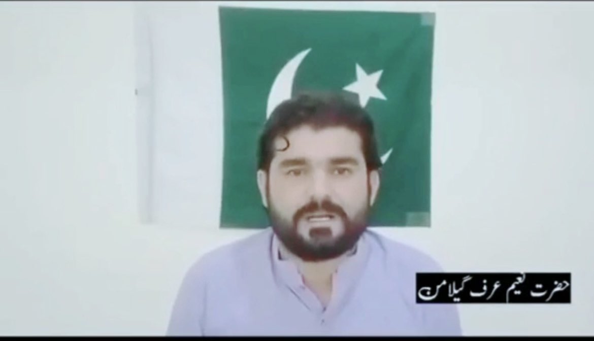 Haqmal's tweet photo. Force statements &amp; torture n prisons r d shameful strategies of decorator &amp; terrorist regimes. #Pakistan with its nuclear power afraid of few social activists who never intended violent ways of activities. @GilamanPashten &amp; other #PTM workers tortured severely &amp; forced to talk. https://t.co/2x2PRoempH