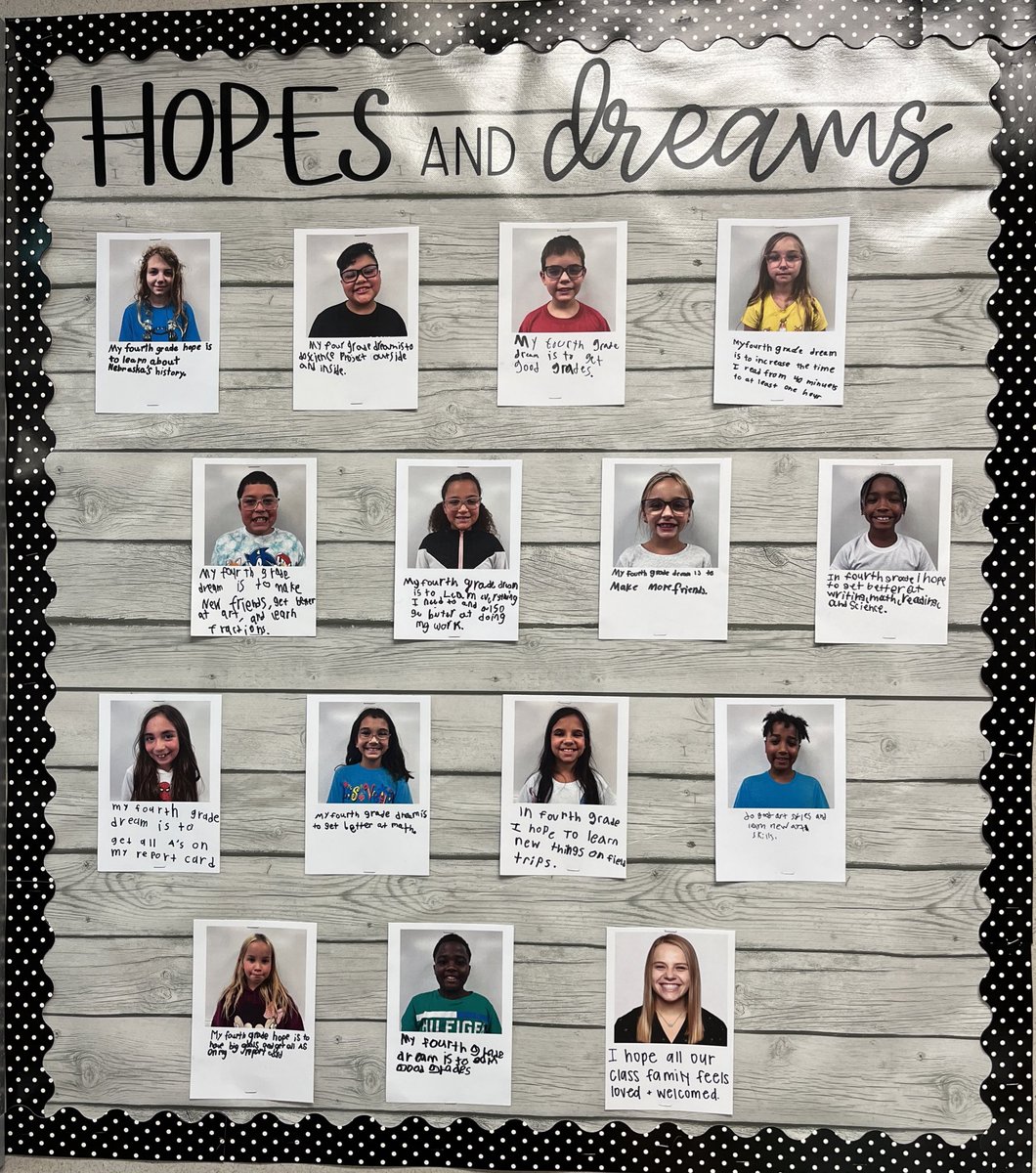 Natalie Sorrell (@mrs__sorrell) on Twitter photo Picturing a great year in fourth grade with these hopes and dreams! πΈβ¨π€© Picturing a great year in fourth grade with these hopes and dreams! πΈβ¨π€©
