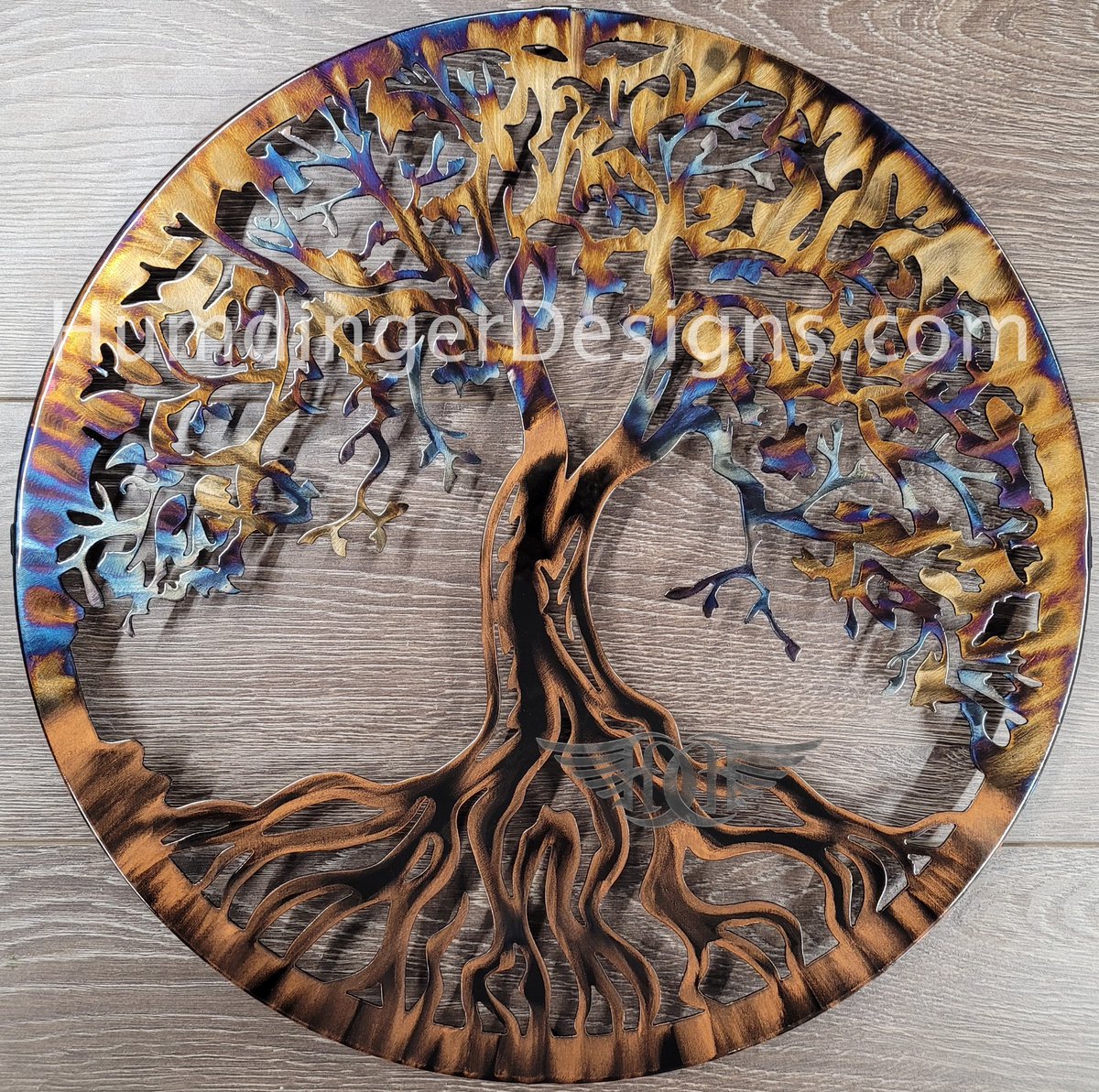 HumdingerDesign's tweet photo. Just added some new Tree of Life Pieces to our website, "Inferno" and "Antique Teal". https://t.co/lZb4XFERCS
