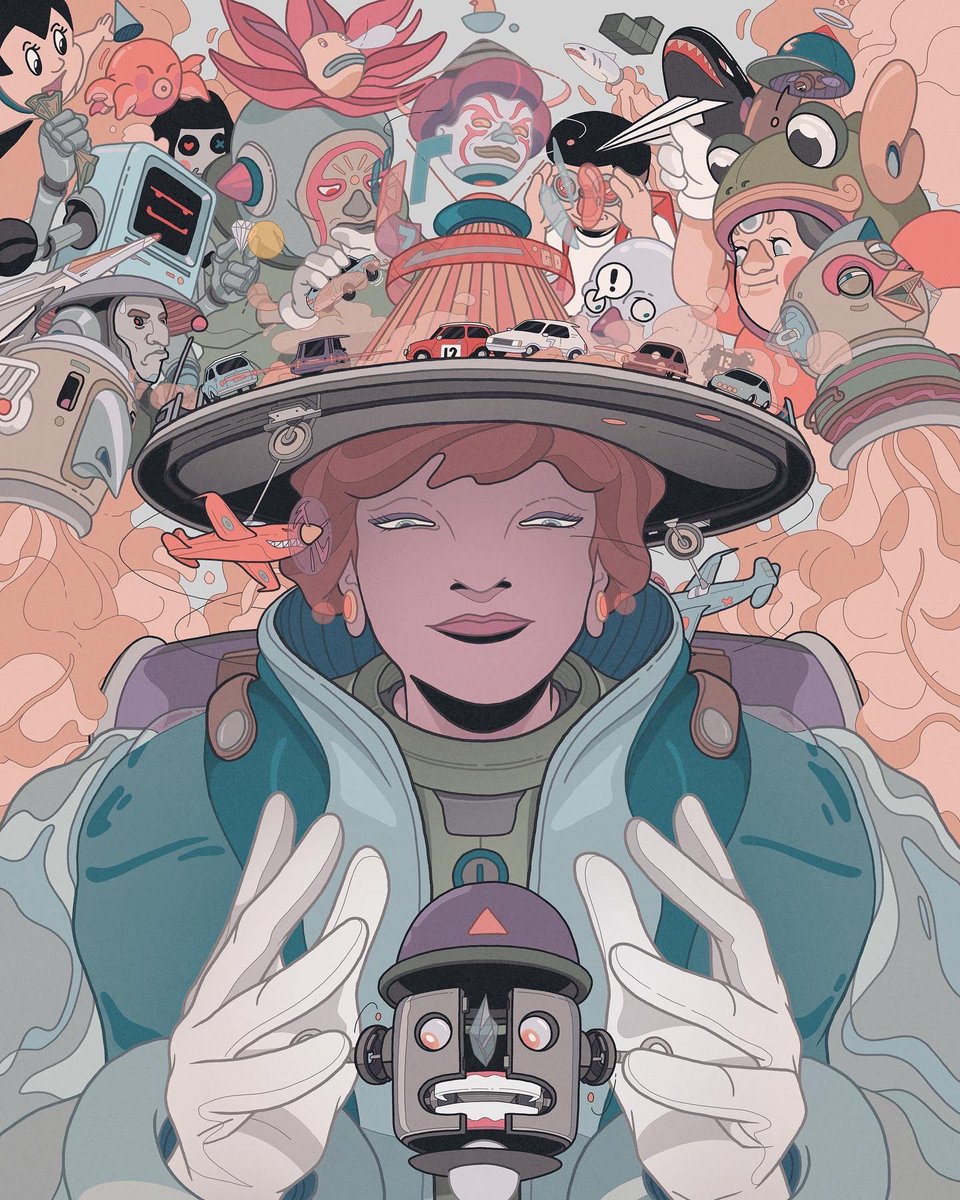「Flying Circuit… 」|DirtyRobot ⬛️のイラスト