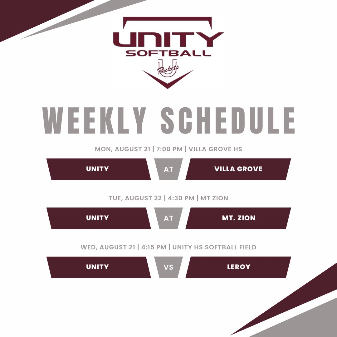 Unity HS Softball 🚀🥎 tweet media