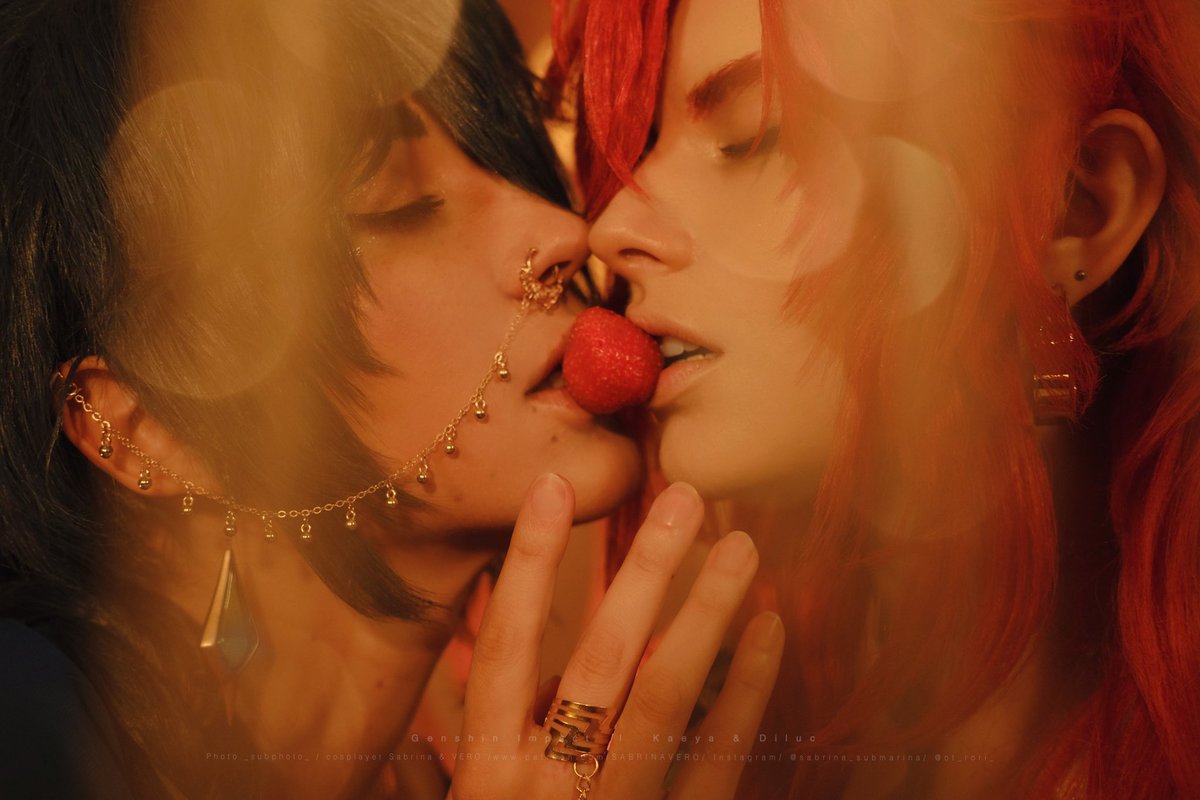how sweet is my surprise, Diluc? 🍓
#kaeluc #Diluc #Kaeya