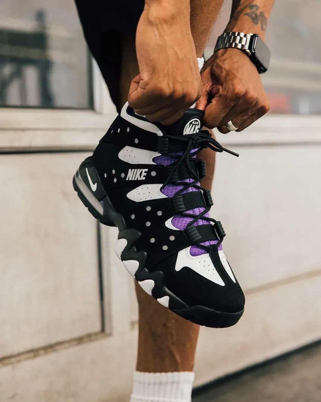 Nike air max top uptempo 94 on feet