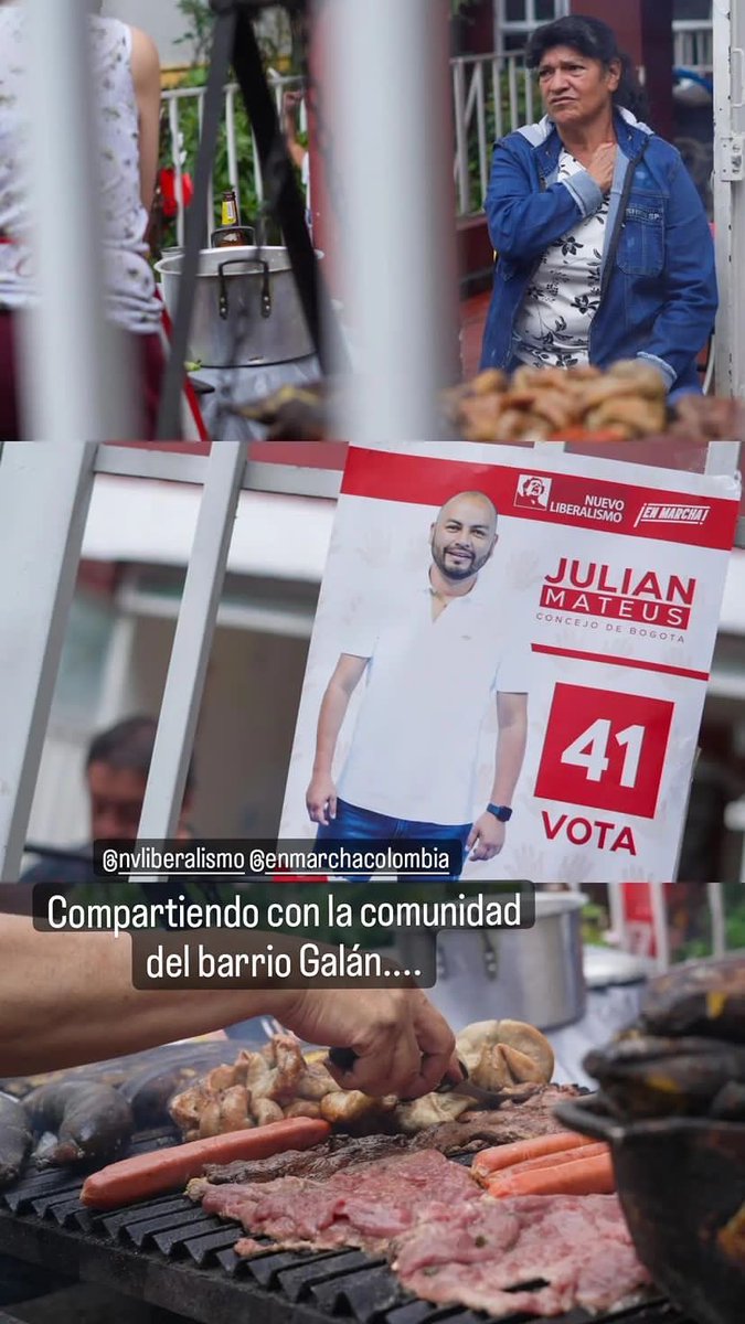 JulianMateus41's tweet photo. La comunidad es la que mantiene a bogotá viva, emocionado por todo lo que va a pasar en los próximos 4 años de gobierno en Bogotá. 
Recuerda este 29 de octubre vota 41 ✅ por el nuevo liberalismo-en marcha https://t.co/Rv1sv2cud6