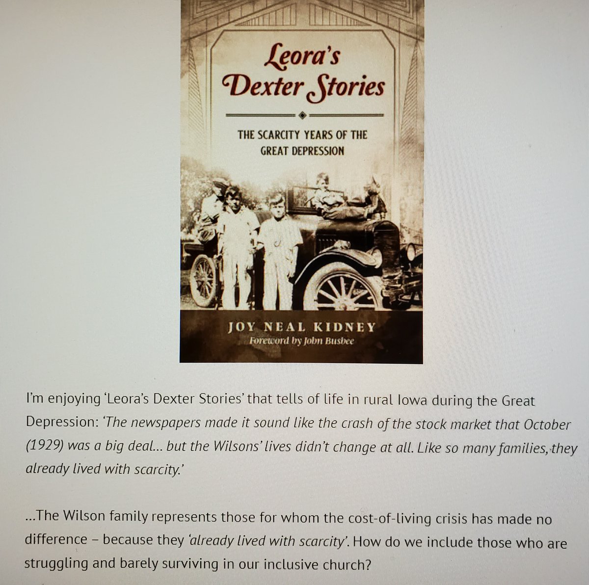 Malcom Short is from Lowestoft, on the east coast of England.
He asks a compelling question at the end.
malcolmsmusings.com

#LeorasDexterStories #GreatDepression #ScarcityYearsoftheGreatDepression