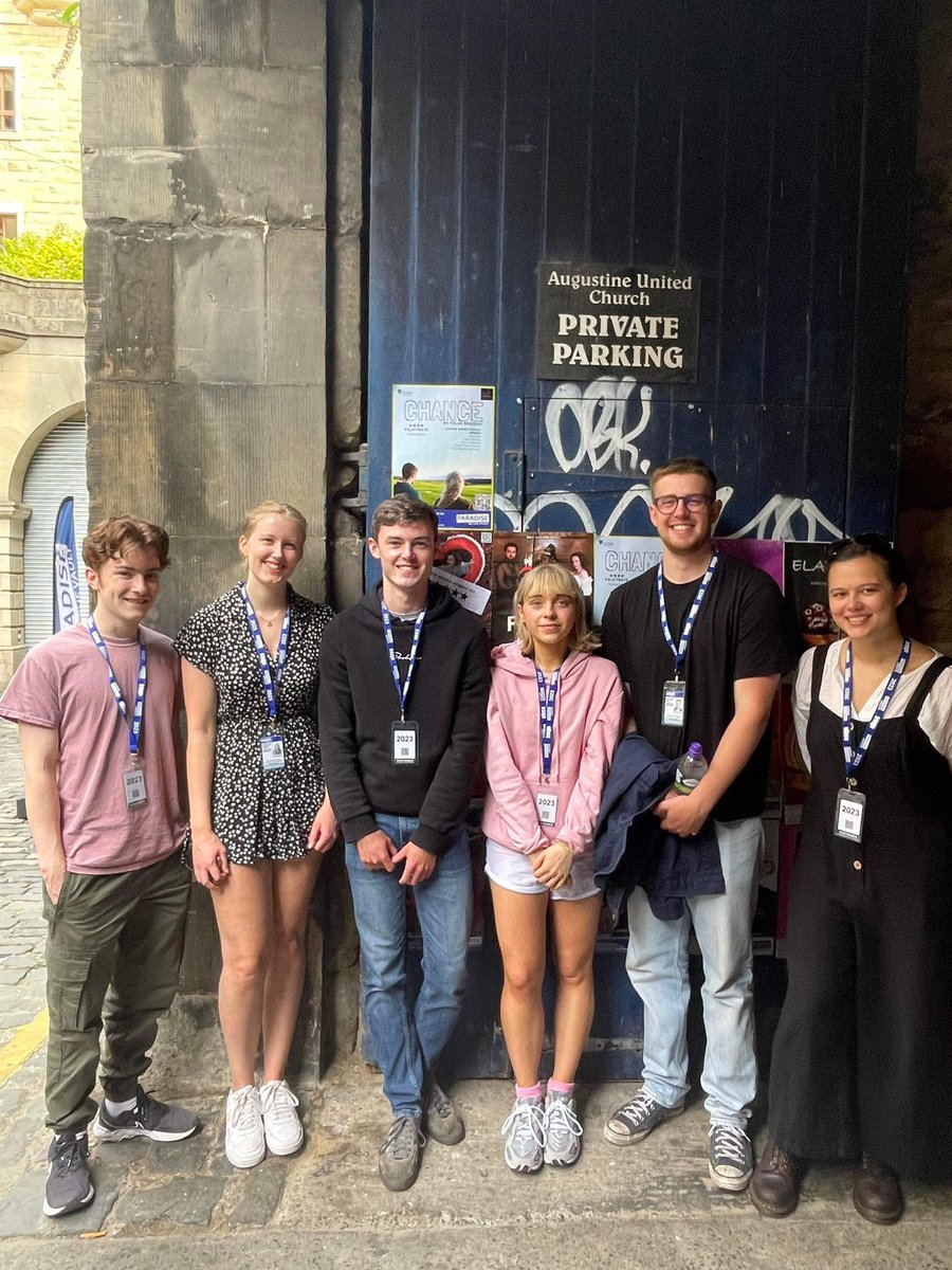 Our cast and crew have arrived in Edinburgh ahead of our first show tomorrow! If you see us out flyering this week, please come and say hello!

21-27 Aug, <a href="/ParadiseGreenUK/">Paradise Green</a> in The Vault 13:15pm!
tickets.edfringe.com/whats-on/chance 
#edfringe #edfringe23