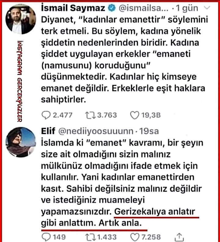 Elif, bu yılın değil, asrın kapağı olmuş sanki
Bu çürük kafalara aptala anlatır gibi anlatmak da kâr etmez maalesef