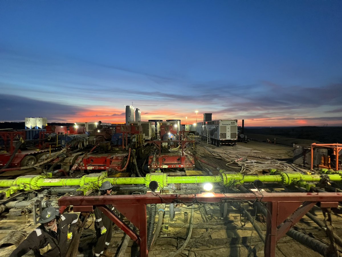 Upalco Utah Frac pad this AM
