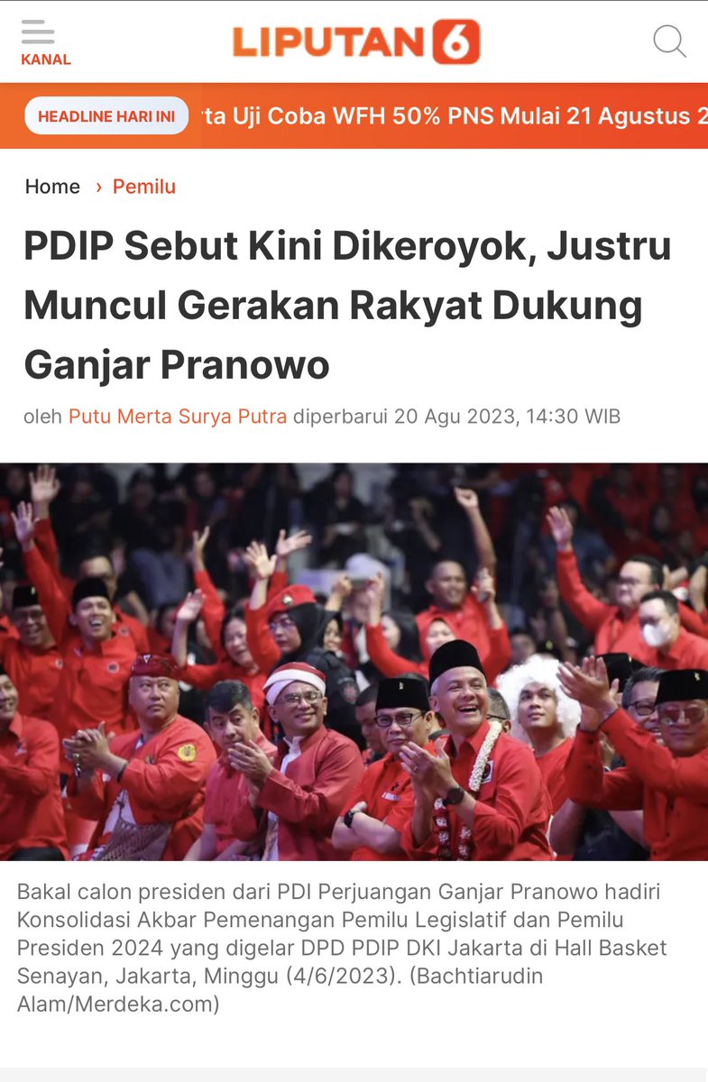 Naz_lira's tweet image. 𝐉𝐔𝐉𝐔𝐑 &amp;amp; 𝐒𝐓𝐎𝐏 𝐁𝐀𝐒𝐀-𝐁𝐀𝐒𝐈

Tidak ada maksud sedikitpun untuk mengecilkan kualitas seorang Ganjar Pranowo atau Gibran Raka dalam tweet ini, semua orang, termasuk keduanya pasti punya titik kualitasnya masing-masing dengan segala kekurangan dan kelebihannya.

Tapi…