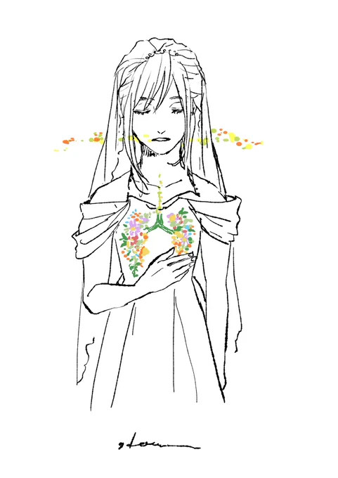 呼吸 #illustraion #AdobeFresco 