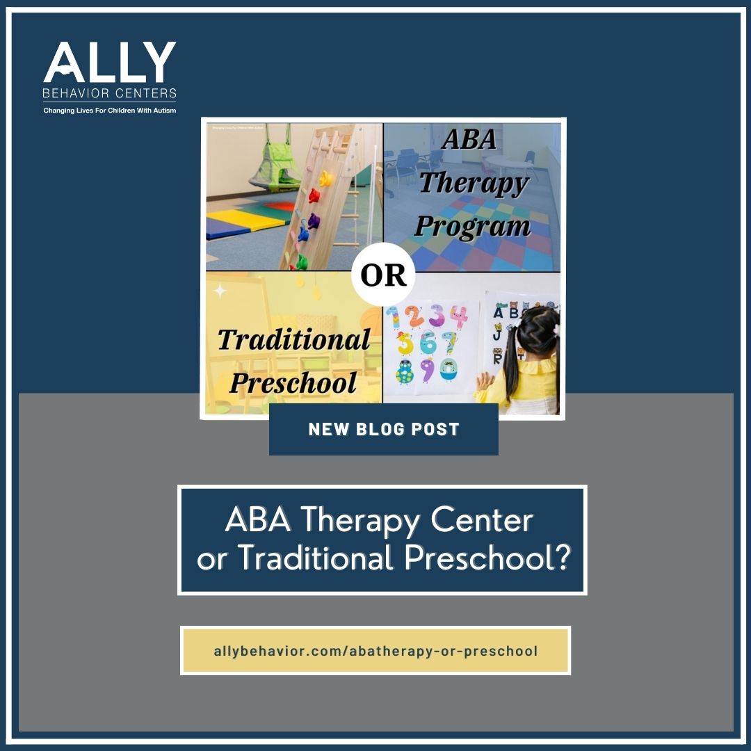 AllyBehavior's tweet image. NDW BLOG POST!!!

ABA Therapy Center or Traditional Preschool?

#newblogarticle #blog #abablog #abanews #newschoolyear #info4parents #parents #informative #preschool #abatherapy #earlyintervention #ot #slp #behavioranalysis #bcba