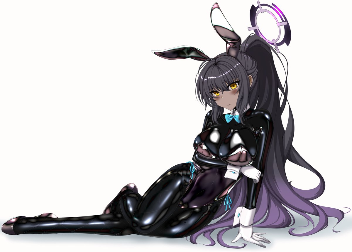 #バニーの日
ラバーとバニースーツ 