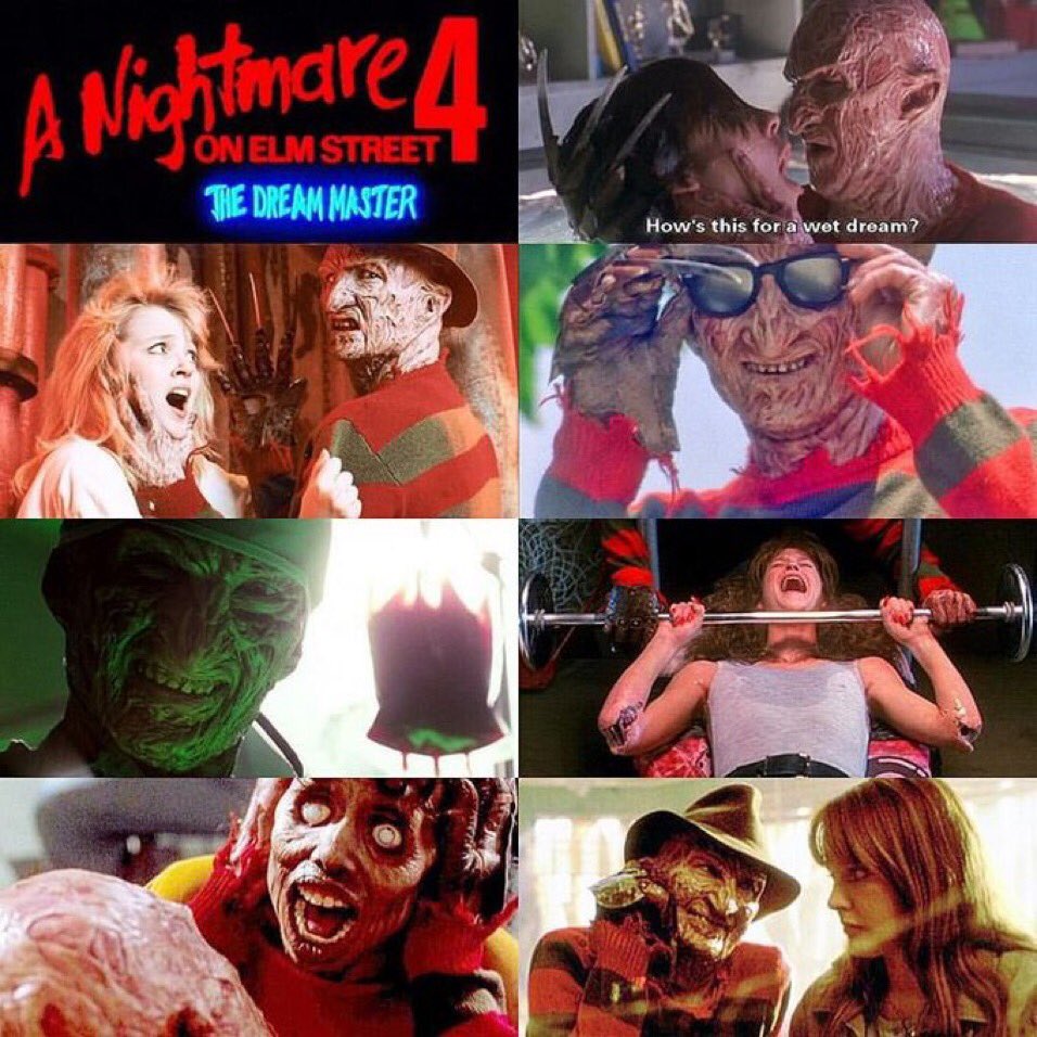 Lilithmyers97's tweet photo. #NW A Nightmare On Elm Street 4: The Dream Master . Who else is a fan? https://t.co/vohBRxT1MK