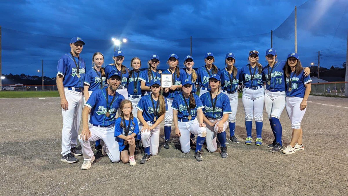 PMBPhantoms's tweet photo. The Paradise Phantoms 14UAA are Provincial Champions! 💙💚 @NLGirlsBaseball @BaseballNL https://t.co/m3oS6Be2OQ