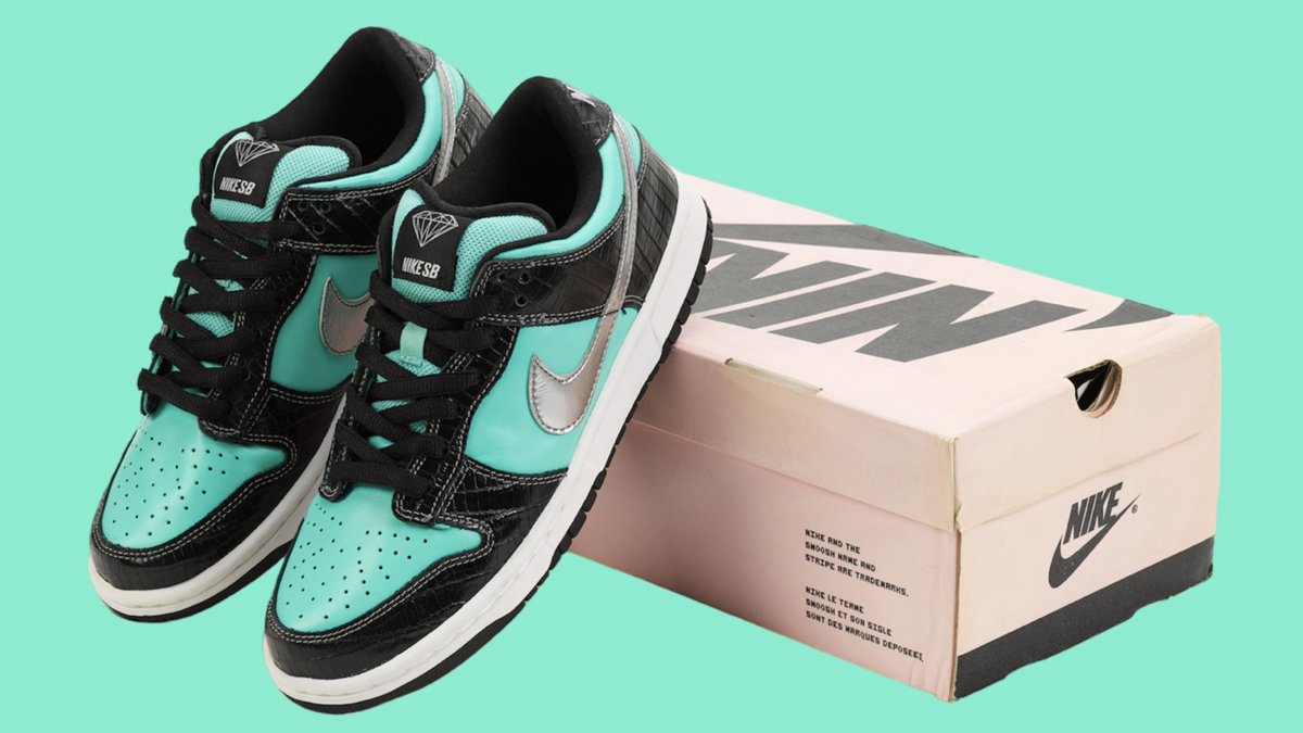 The Diamond Supply Co. x Nike SB Dunk Low “Tiffany” was released 