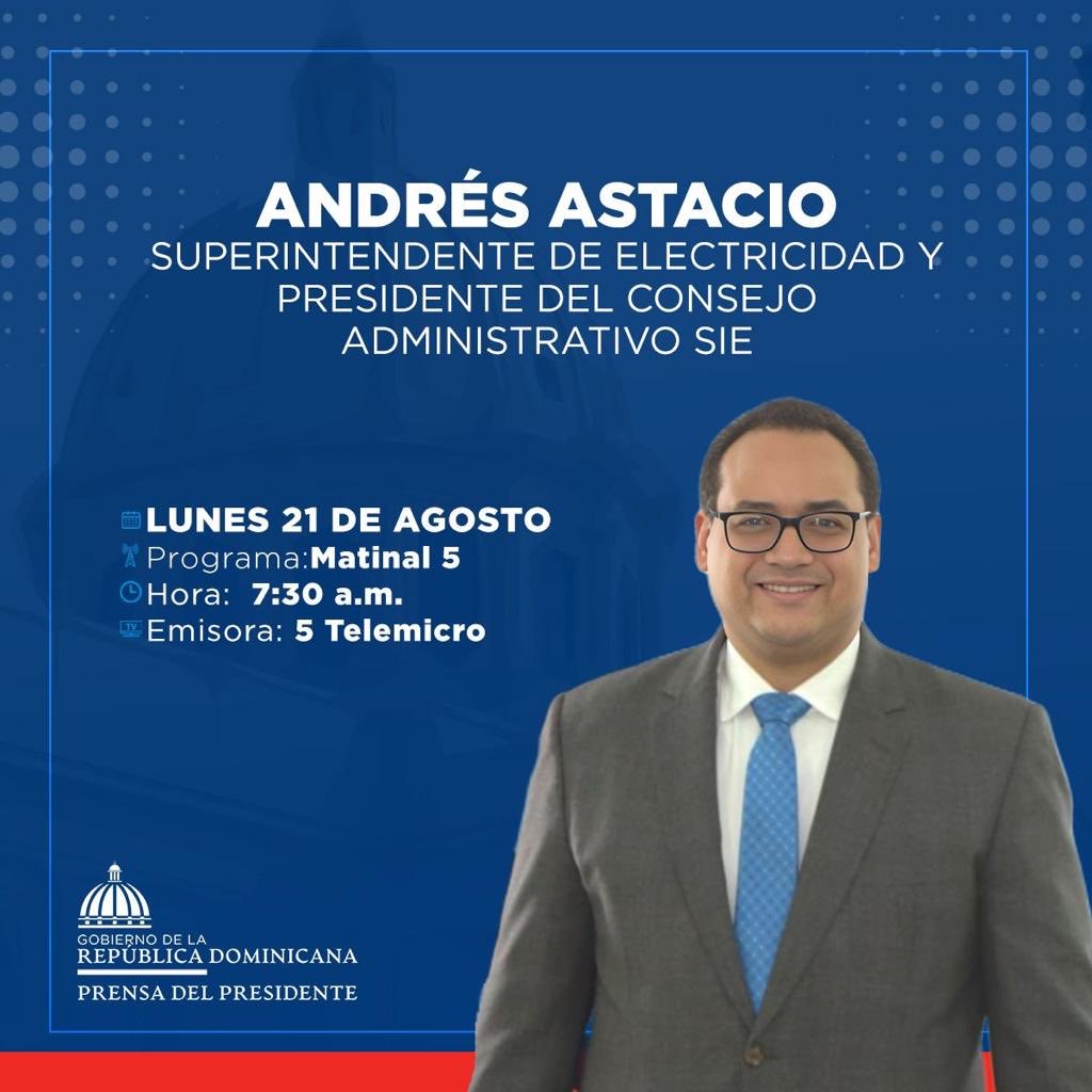 andresastacio79's tweet photo. Les invito a acompañarme mañana en Matinal 5 a las 730 am https://t.co/CrI6aWEig0