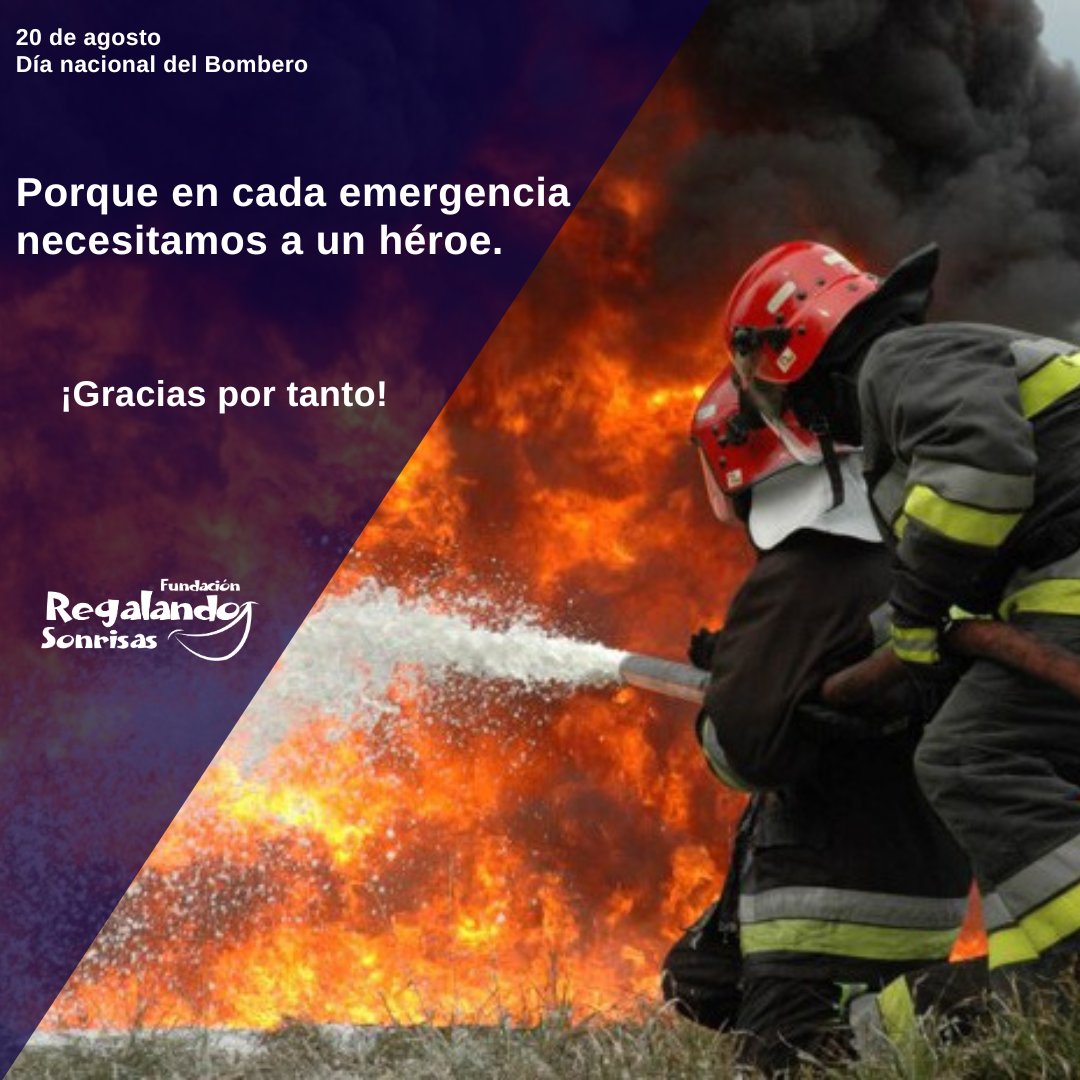 _RSonrisas's tweet photo. Porque de estos héroes siempre vamos a estar muy orgullosos.
Feliz día para todos los profesionales bomberiles.
👨‍🚒👩‍🚒🚒

#Diadelbombero #20deagosto https://t.co/aCbP5tjIEf