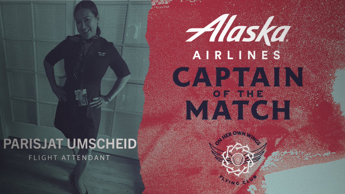 ThornsFC's tweet photo. Congrats to tonight's @AlaskaAir Captain of the Match!

Parisjat has been working for Horizon Air for 6 years. On her days off she stays active with her Crossfit community. She's a board member of a non-profit called AMIGOS that provides Crossfit classes to underserved youth in the Portland area.🌹