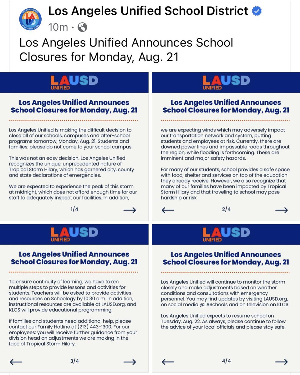 SanPedroCoS's tweet photo. #sanpedrocommunityofschools #updates #lausd https://t.co/ebvlH1dCof