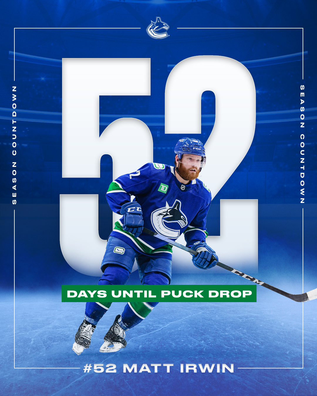 Vancouver Canucks on X: ONE DAY CLOSER ‼️ #Canucks