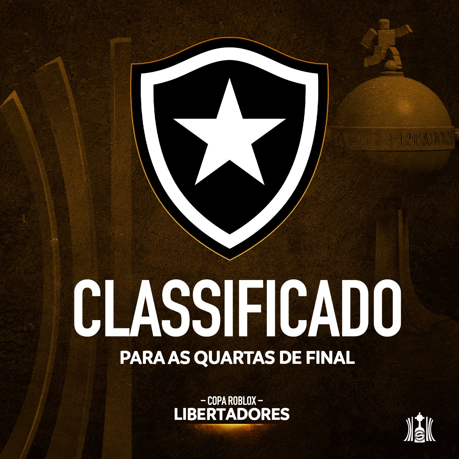 CLÁSSICO: Em jogo incrível, Flamengo é eliminado pelo Botafogo na Copa  ROBLOX Libertadores. : r/futebol