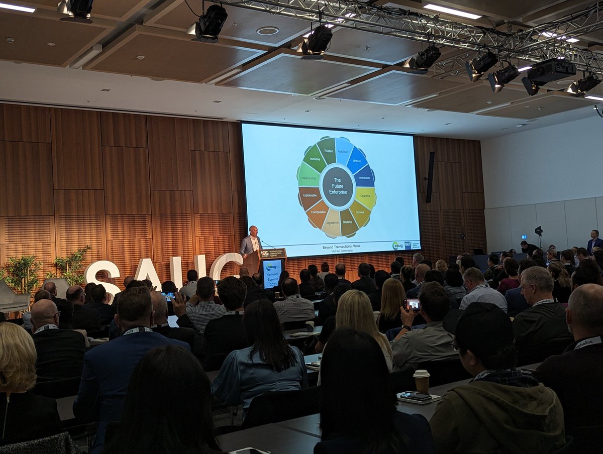 mattharding's tweet photo. Seems people like conferences again (very full) and great to see so many familiar but 3 years older faces #saugsummit https://t.co/ZE8u4EPl8y
