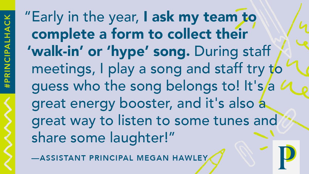 PrincipalProj's tweet photo. Happy teachers = music to AP @MHawley_3's heart!
#PrincipalHack #LeadLAP https://t.co/CZLnnafK00