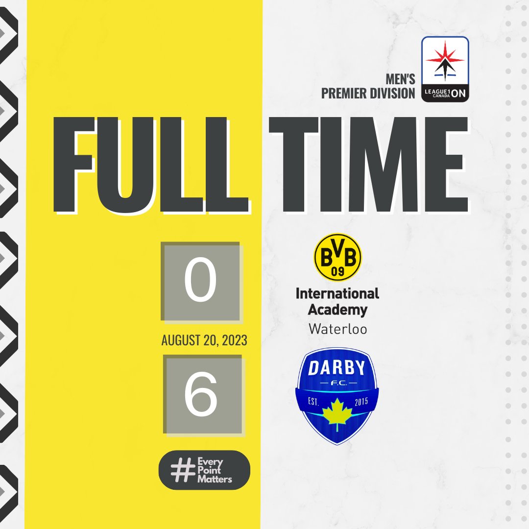 FT' <a href="/bvbiawaterloo/">BVB IA Waterloo</a> 0-6 <a href="/DARBYFCL1O/">DARBY FC</a> 

#L1OLive
