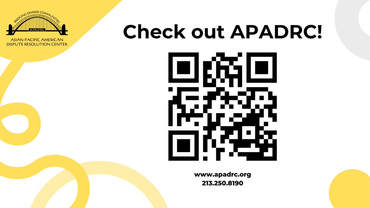 APADRC's tweet photo. Join APADRC for our fall mediation training, a live virtual forty-hour program open to all community members. Sign up now at https://t.co/VJCMApJ8Ju to earn your certificate with us!

#mediation #mediationtraining #aapi #apadrc #asianamerican #restorativejustice https://t.co/q55Kk77JKR