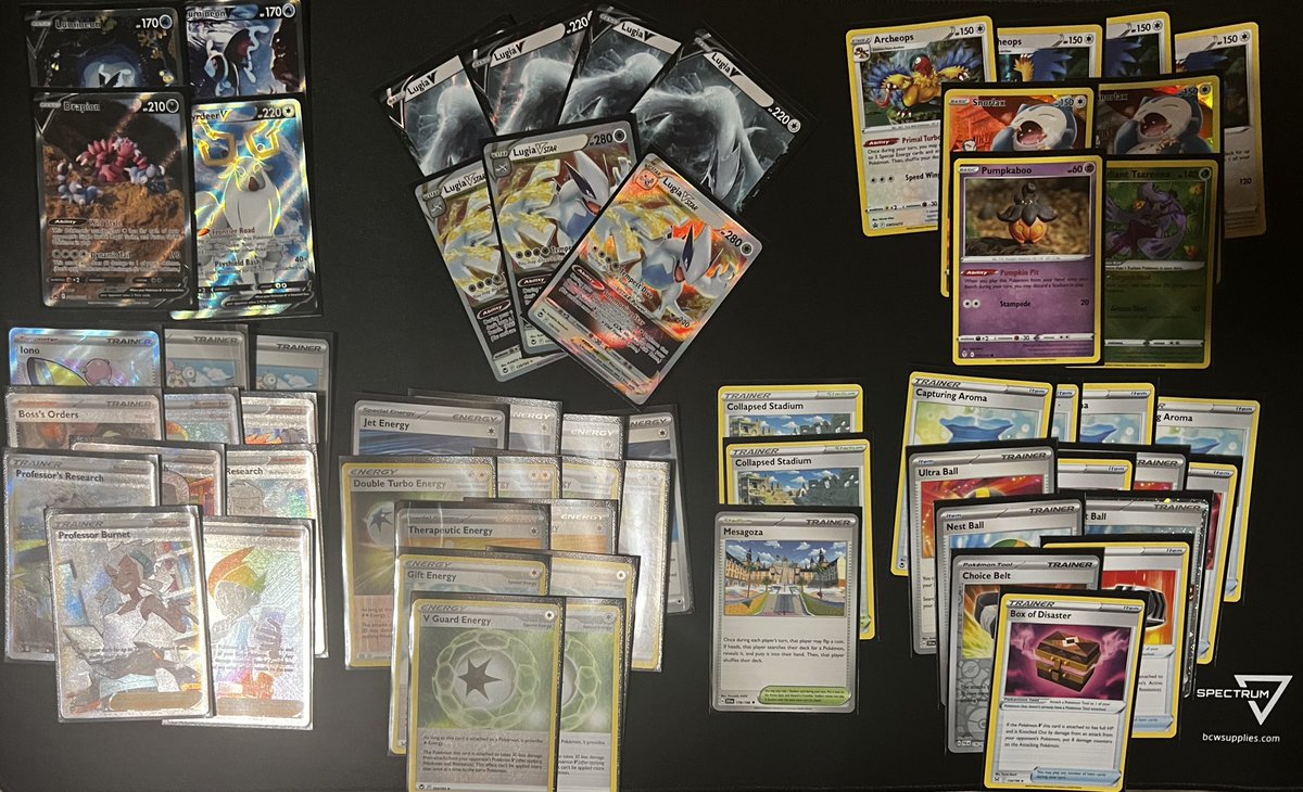 tonyleec_'s tweet photo. This past weekend we took top 16 at the GLG Cup and top 8 at Twin Knights Challenge with Colorless Lugia. This list had many variants, but this is my far my favorite. We’ll be retiring this list as it will (most likely) not perform well in the upcoming meta. 🪦❤️

#PokemonTCG https://t.co/mjvW3OfDOW