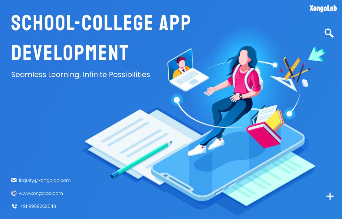 XongoLab's tweet photo. Ready to revolutionize #education? π Connect with us to build the ultimate #schoolmanagement solution! π«π± Our skilled developers are geared up to craft top-notch Android & iOS apps for #schools and #colleges.
Explore more : https://t.co/c62VB49tJi
.
.
.
#schoolappdevelopment https://t.co/61Xu7Z5E8w