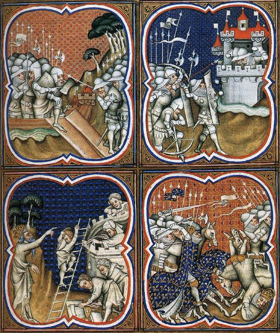 BookerJosl's tweet photo. Grandes Chroniques de France de Charles V (c. 1375-80) https://t.co/CLpQdc6sk7