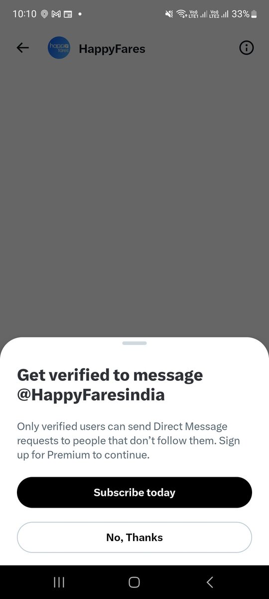 rituforchange's tweet photo. @HappyFaresindia Okay.. But I am also talking about this. I need an answer for this too. Why is no blue tick profiles resteicted to connect with you guys? Why only premium accounts have the access? https://t.co/3D1SkSvNsp