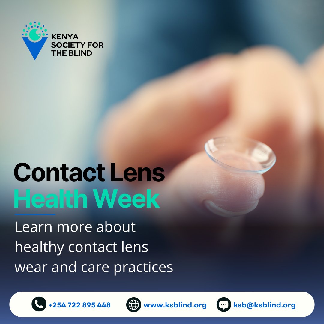 teamksblind's tweet photo. ποΈ It's Contact Lens Health Week! ποΈ
Proper contact lens care is essential for keeping your eyes healthy and comfortable. During this week, we're sharing tips and info to help you maintain good contact lens hygiene.
#ContactLensHealthWeek #EyeHealthMatters https://t.co/TCJy0FAG71
