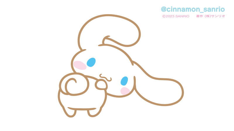 「ぼくのしっぽ、みぎまき?ひだりまき?」|シナモン【公式】のイラスト