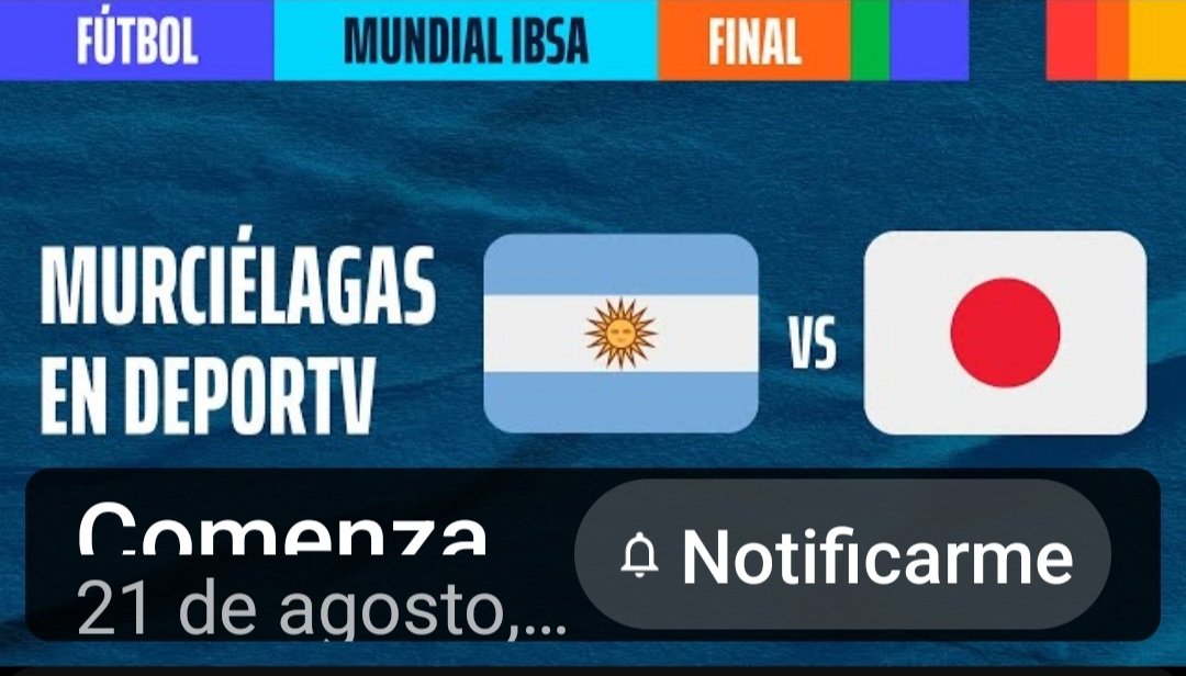 OrgulloFutfem's tweet photo. Las murciélagas 🇦🇷finalistas del Mundial IBSA 2023. Las albicelestes enfrentan a Japón a las 14 y 50 (hora Argentina). Seguí la transmisión del partido en el canal de youtube de Deportv. Acompañemos a las jugadoras 🥁

#yobancoalasmurciélagas https://t.co/WMgmgpHRLa