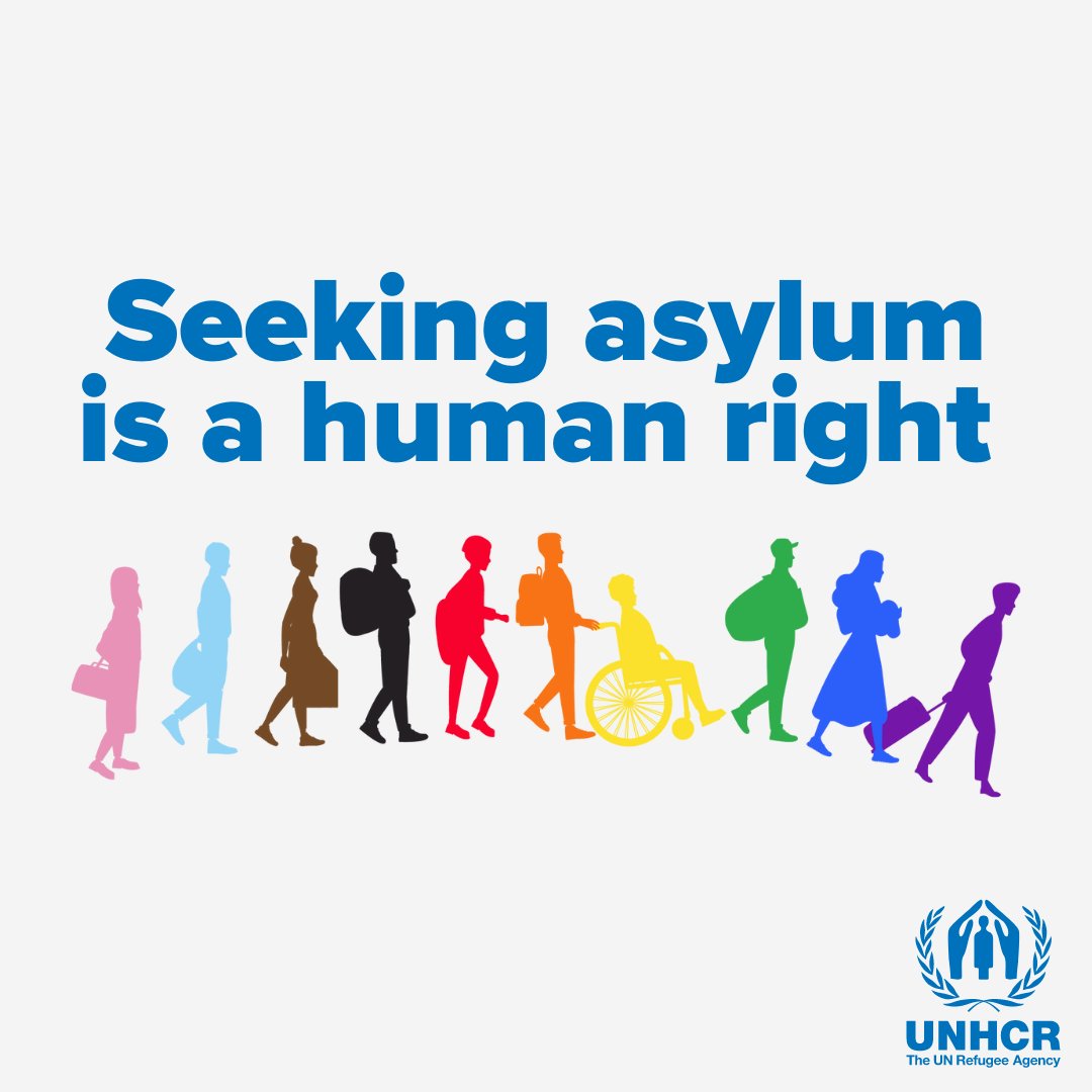 No one should fear being who they are.

Seeking asylum is a human right.