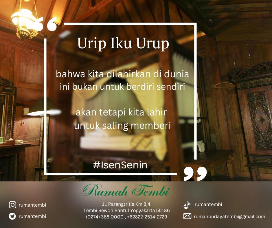 Urip iku Urup