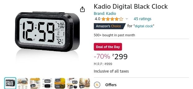 advent_arivals's tweet image. Digital Clock

Price : Rs. 299/-

Link : amzn.to/3qFnukl

#digitalclock #amazon #earthquake #Luna25 #Messi𓃵 #WomensWorldCupFinal #JailerHits500cr #Leo #delivery