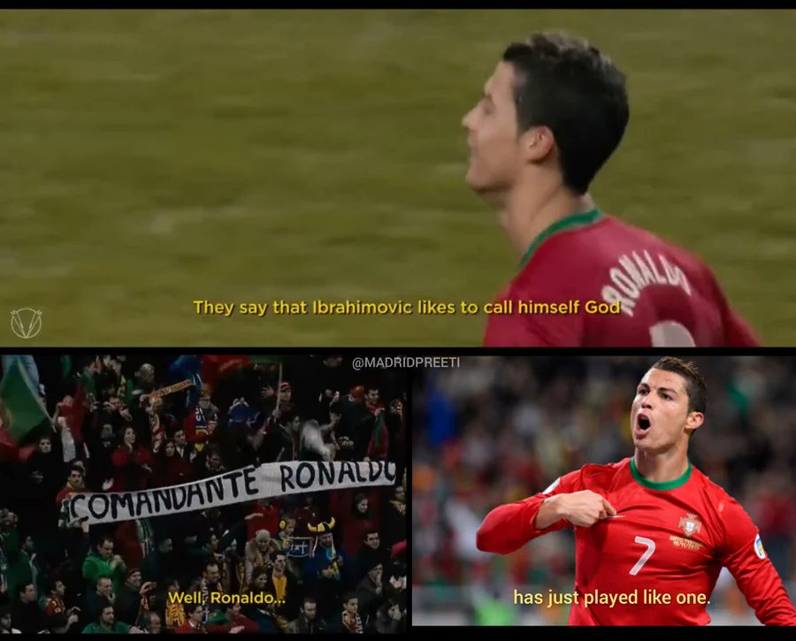 Forget GOAT comparisons, Cristiano Ronaldo was called the Football God.