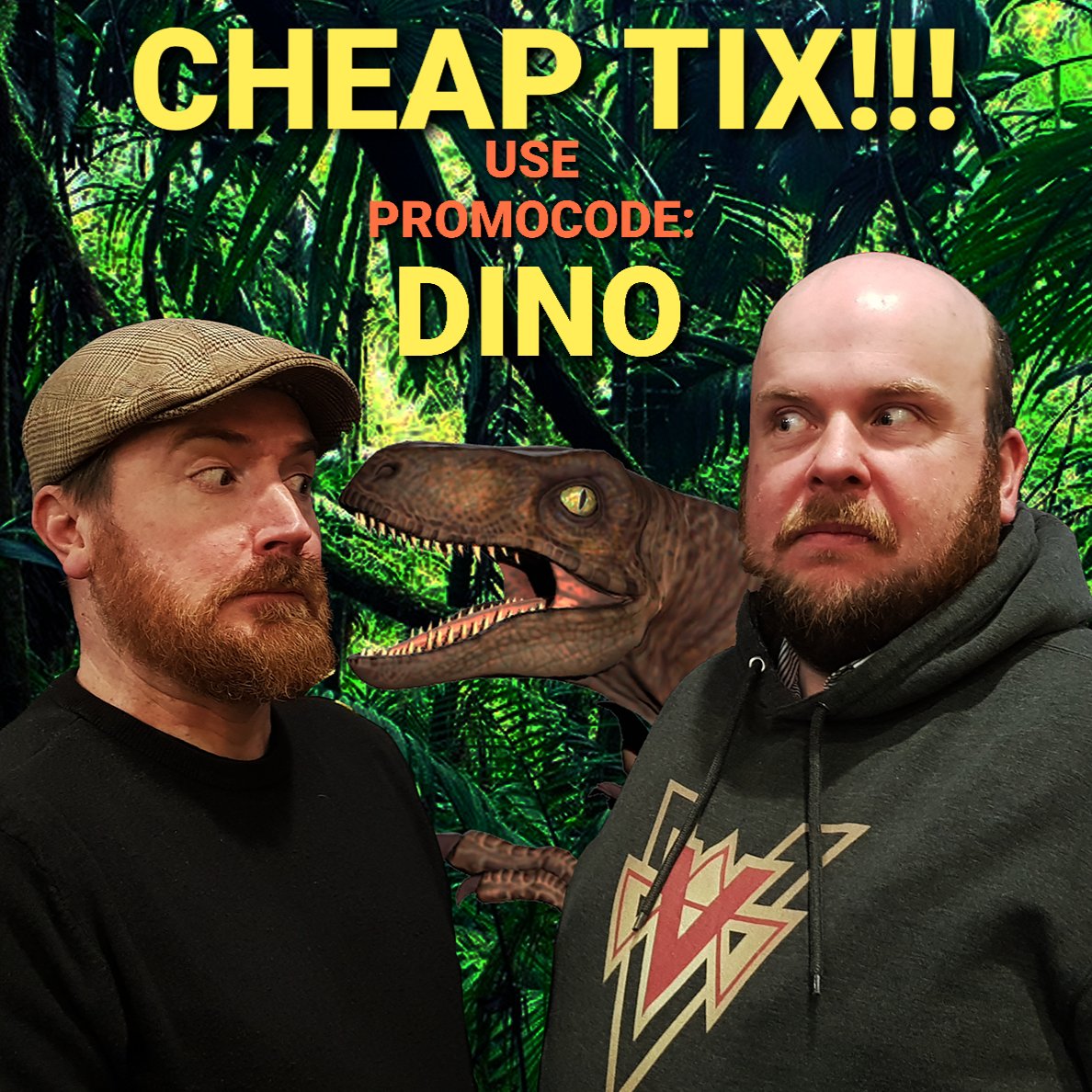 GET CHEAP TIX NOW!
Use promo code: DINO
<a href="/InnesLloyd/">Innes Lloyd</a>'s 30th Birthday of Jurassic Park Show.
Sat 26th August
5:30pm at <a href="/butterflyclub/">The Butterfly Club</a>
Grab your CHEAP tickets here:
thebutterflyclub.com/show/innes-llo…

#inneslloydcomedy